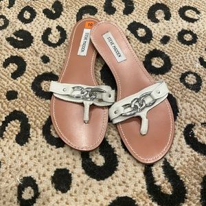 NEW Steve Madden Sannibel Sandal | White